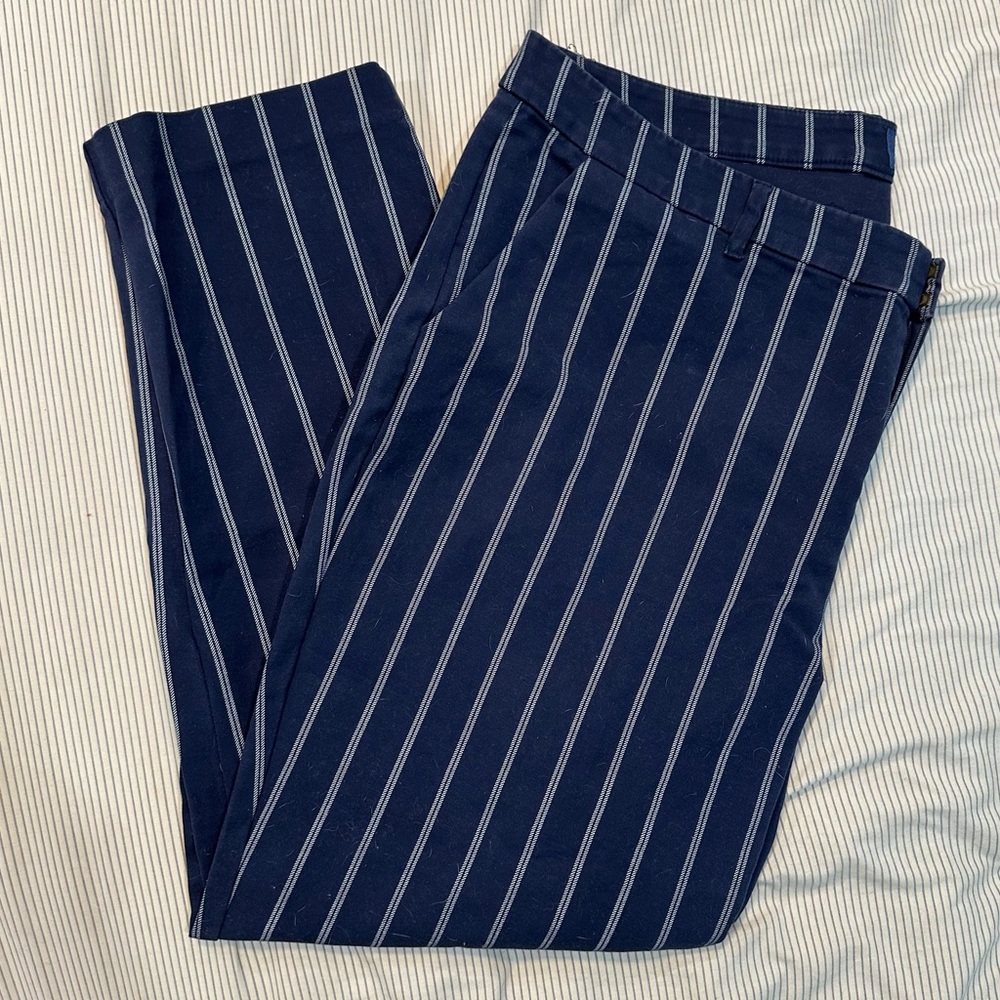 Old Navy • 18 Tall • Harper • Blue and White Stripes
